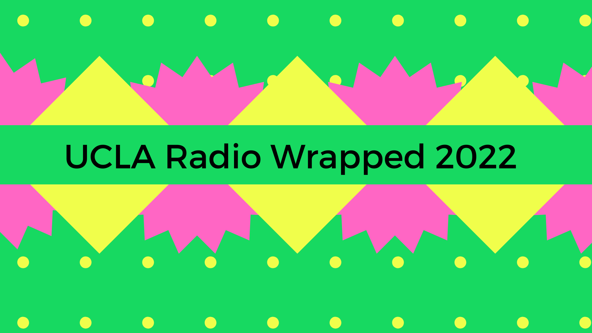 UCLA Radio Wrapped 2022 UCLA Radio